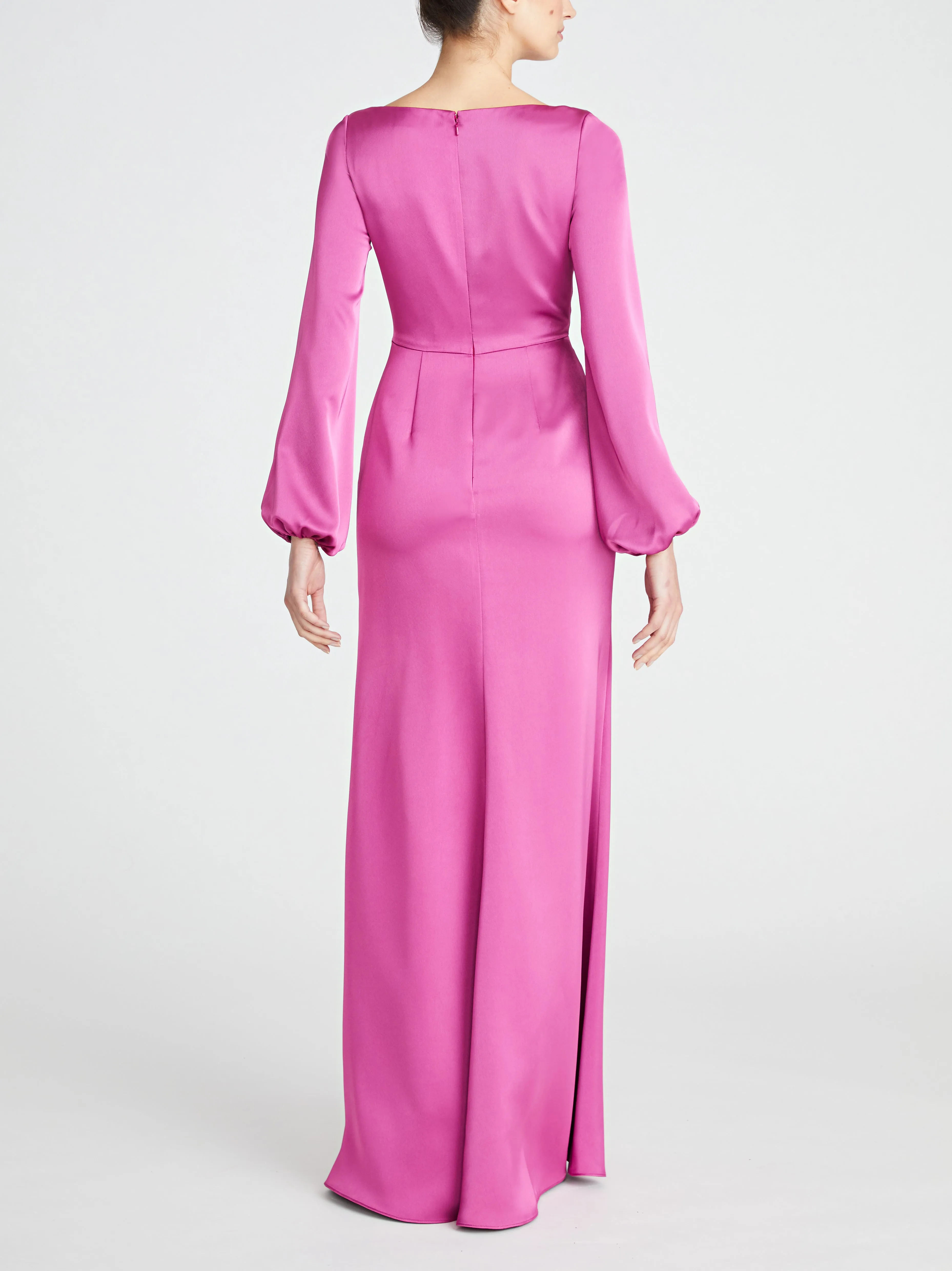 Eliana Cowl Satin Gown