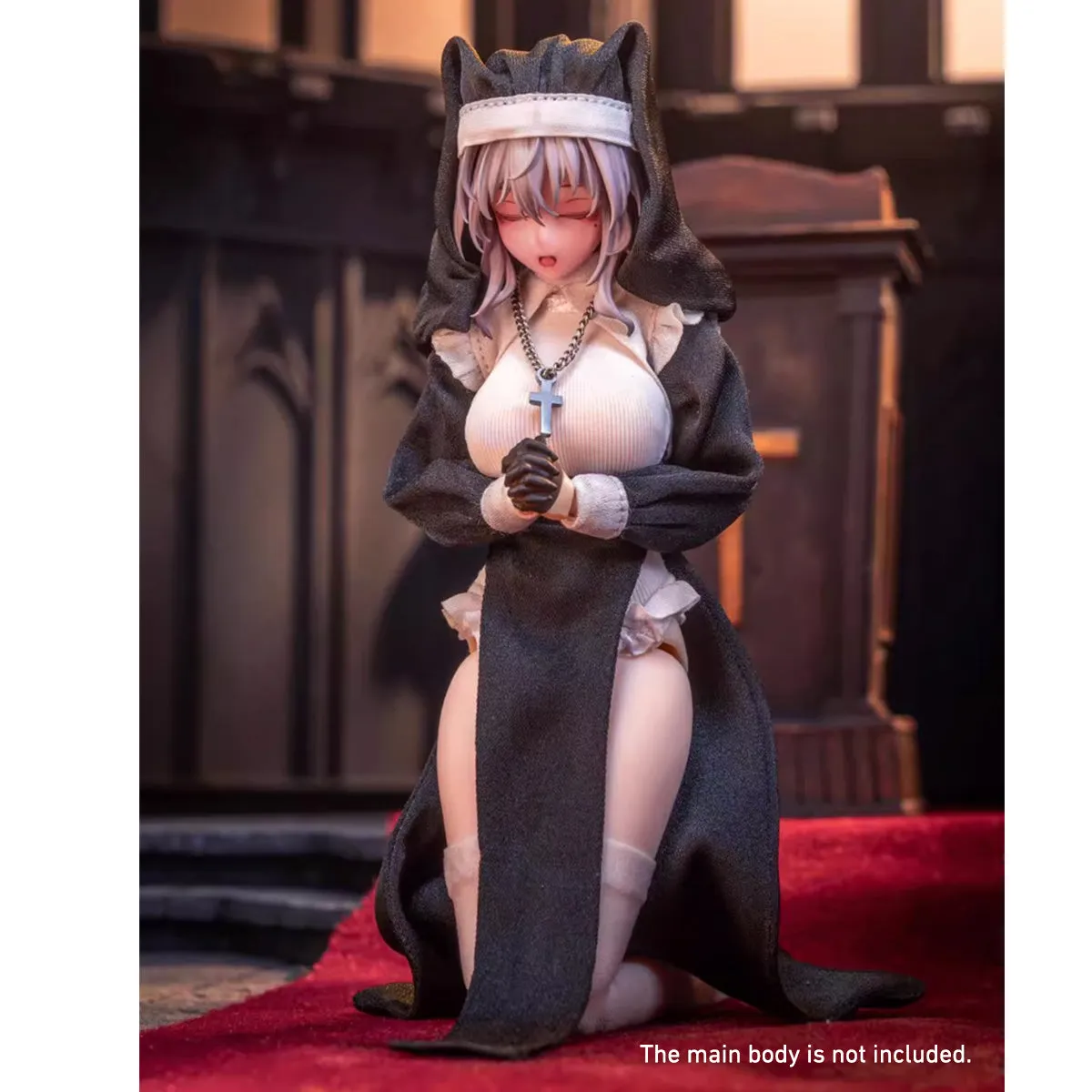 HiPlay HASUKI, Nun Outfit Mecha Girl Costume, Figure Doll Clothes