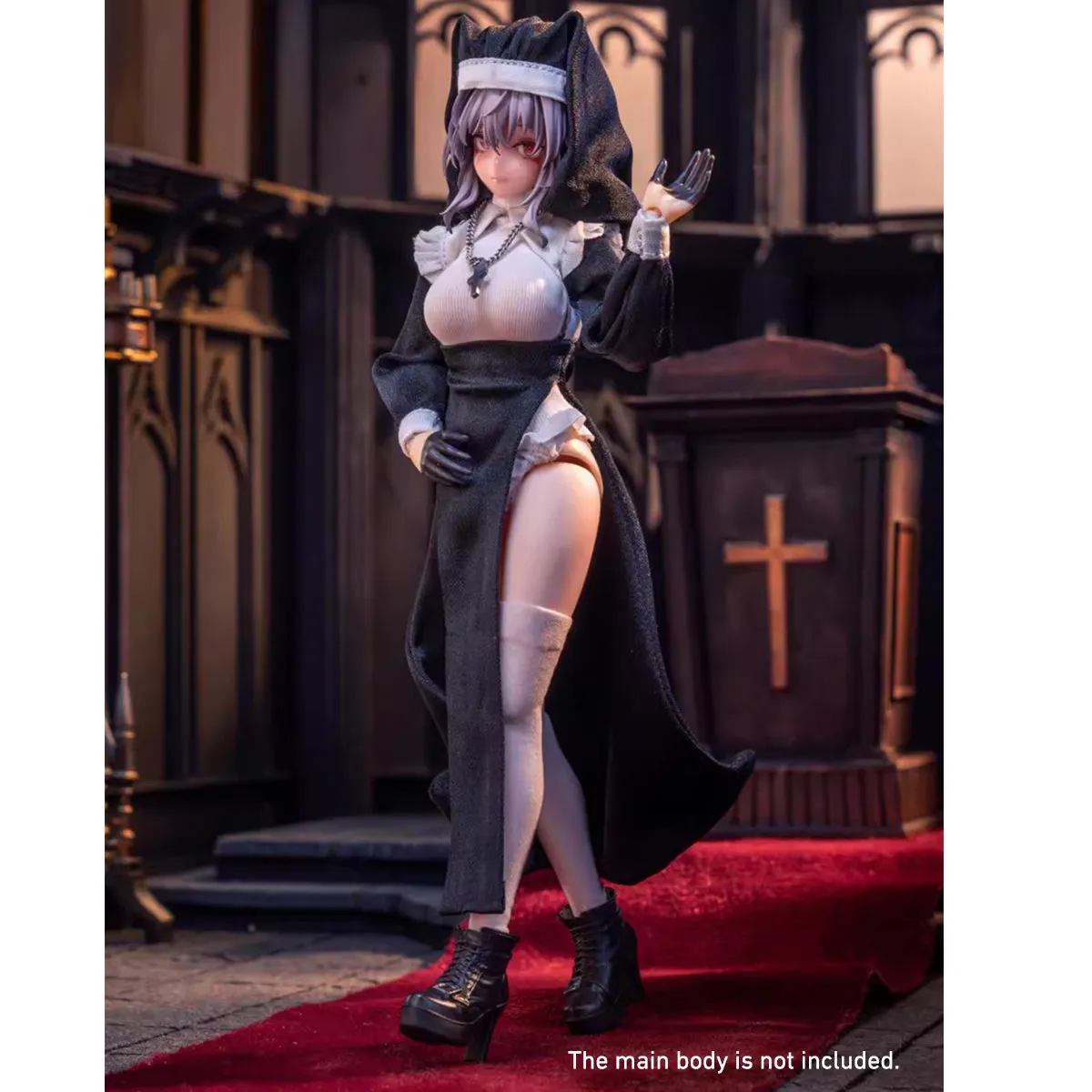 HiPlay HASUKI, Nun Outfit Mecha Girl Costume, Figure Doll Clothes