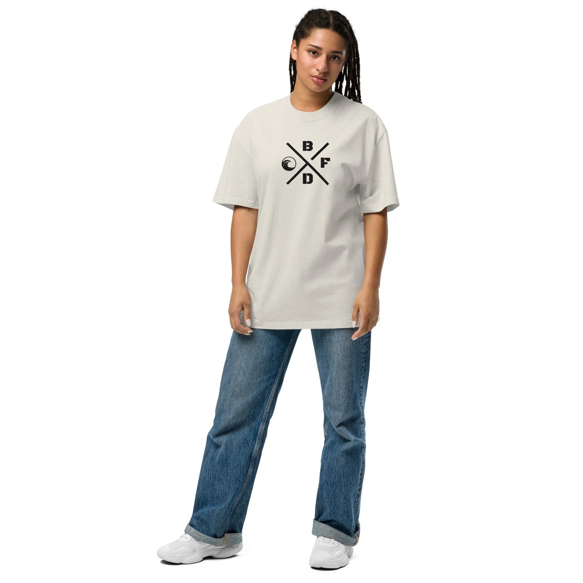 Initials Squared Oversized Faded T-shirt XT