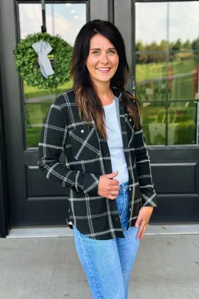 Lewis Premium Black and Cream Plaid Design