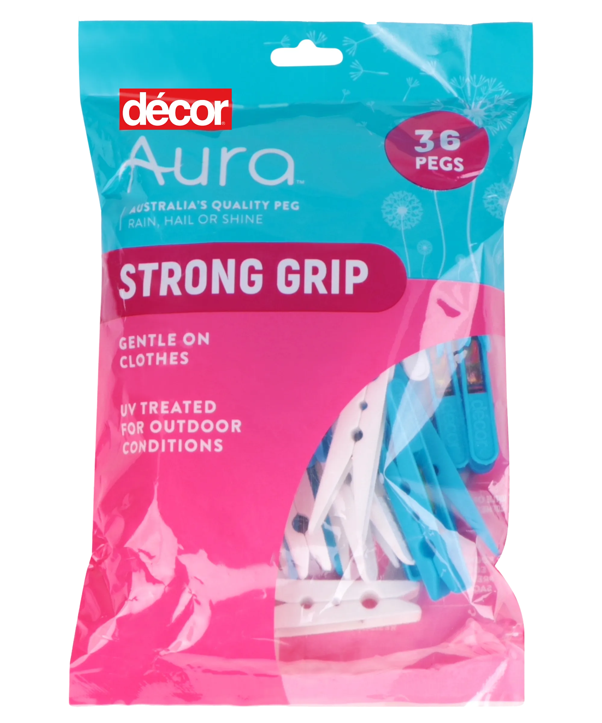 Pegs Strong Grip, 36 pk