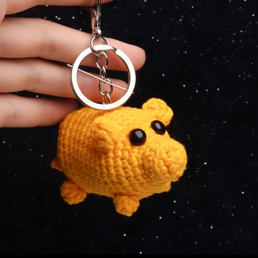 🐖Piggy Crochet Keychain