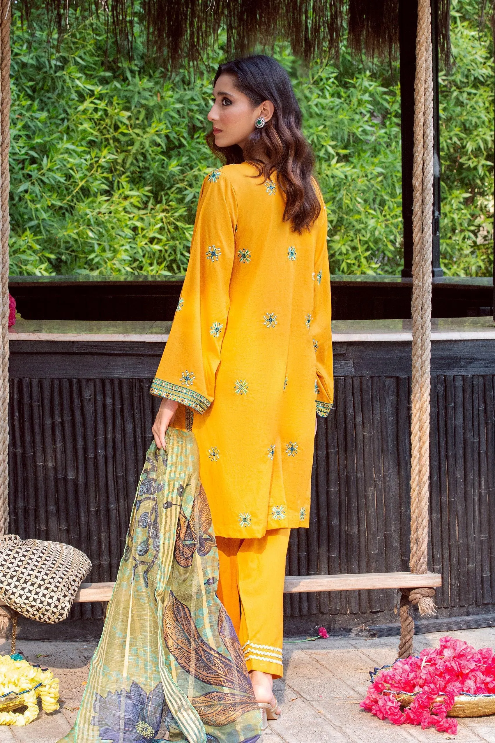 STITCHED MAHROSH  KSH-005  (3PC)